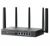 TP-LINK Brama sieciowa gigabitowa ER706WP-4G Omada 4G+ Cat6 AX3000 VPN 4-Port PoE+ 1× Gigabit SFP WAN/LAN, 1× Gigabit RJ45 WAN, 